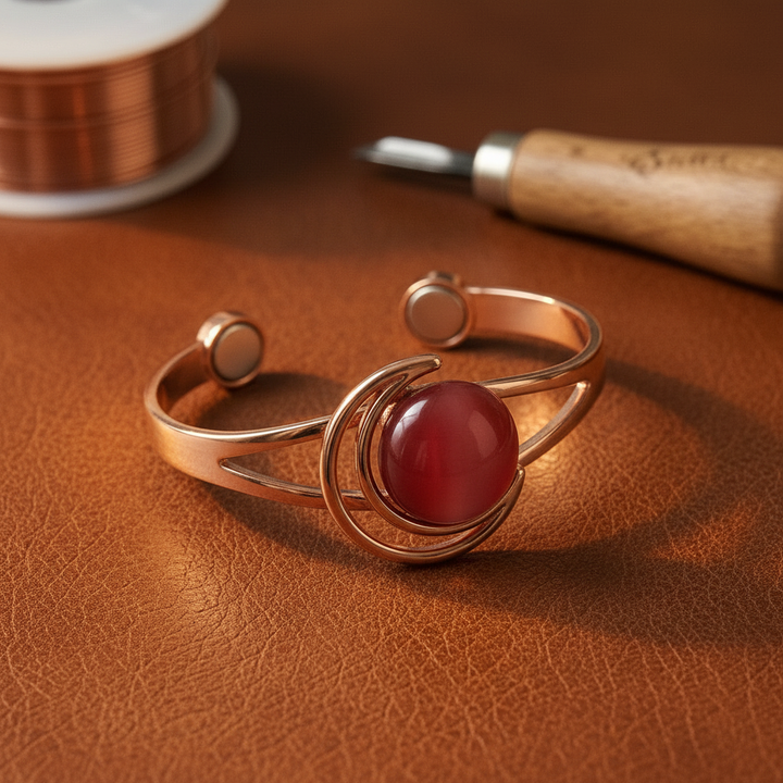 Gina's Sphere Pink Copper Bracelet