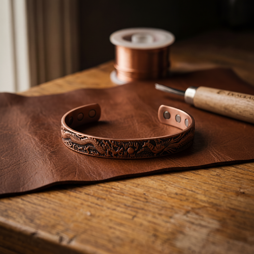 Gina's Loam Copper Bracelet