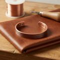 Gina's Sage Copper Bracelet