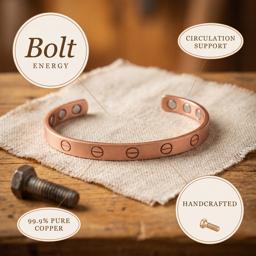 Gina's Bolt Copper Bracelet