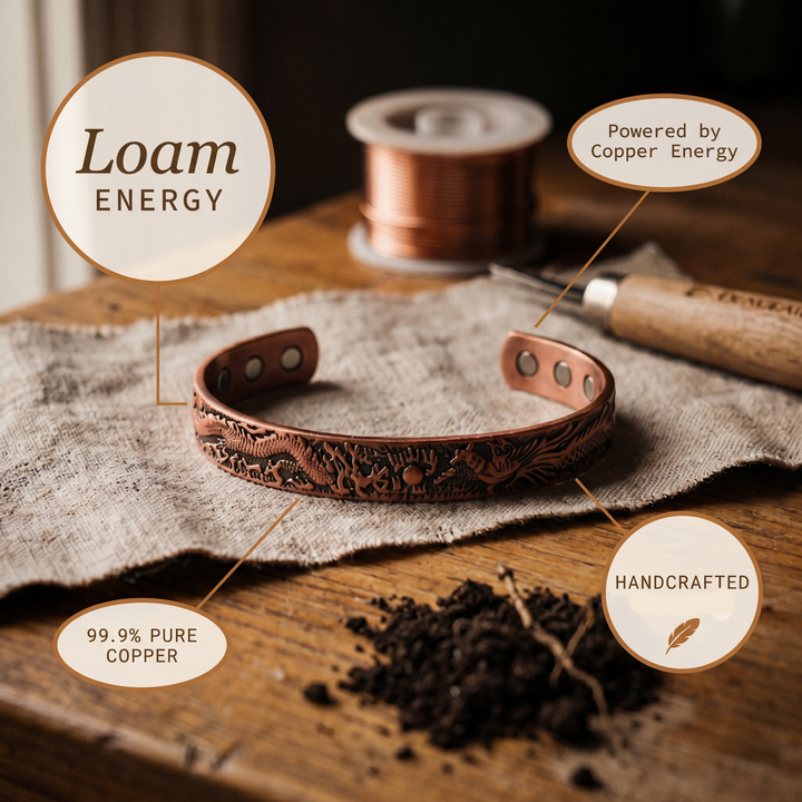 Gina's Loam Copper Bracelet