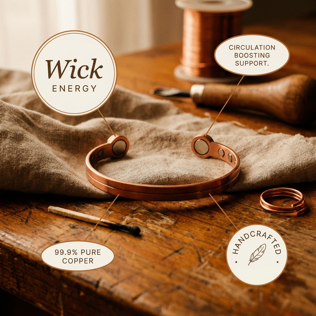 Gina's Wick Copper Bracelet
