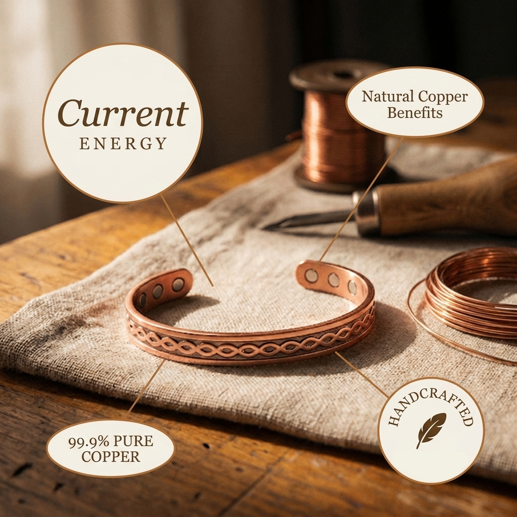 Gina's Current Copper Bracelet