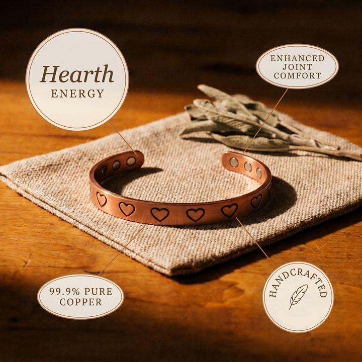 Gina's Hearth Copper Bracelet