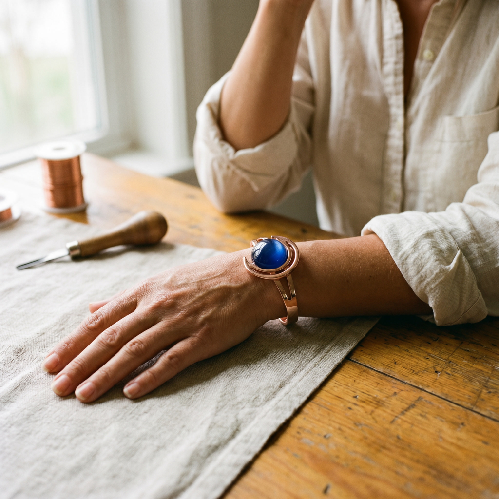 Gina's Sphere Copper Bracelet
