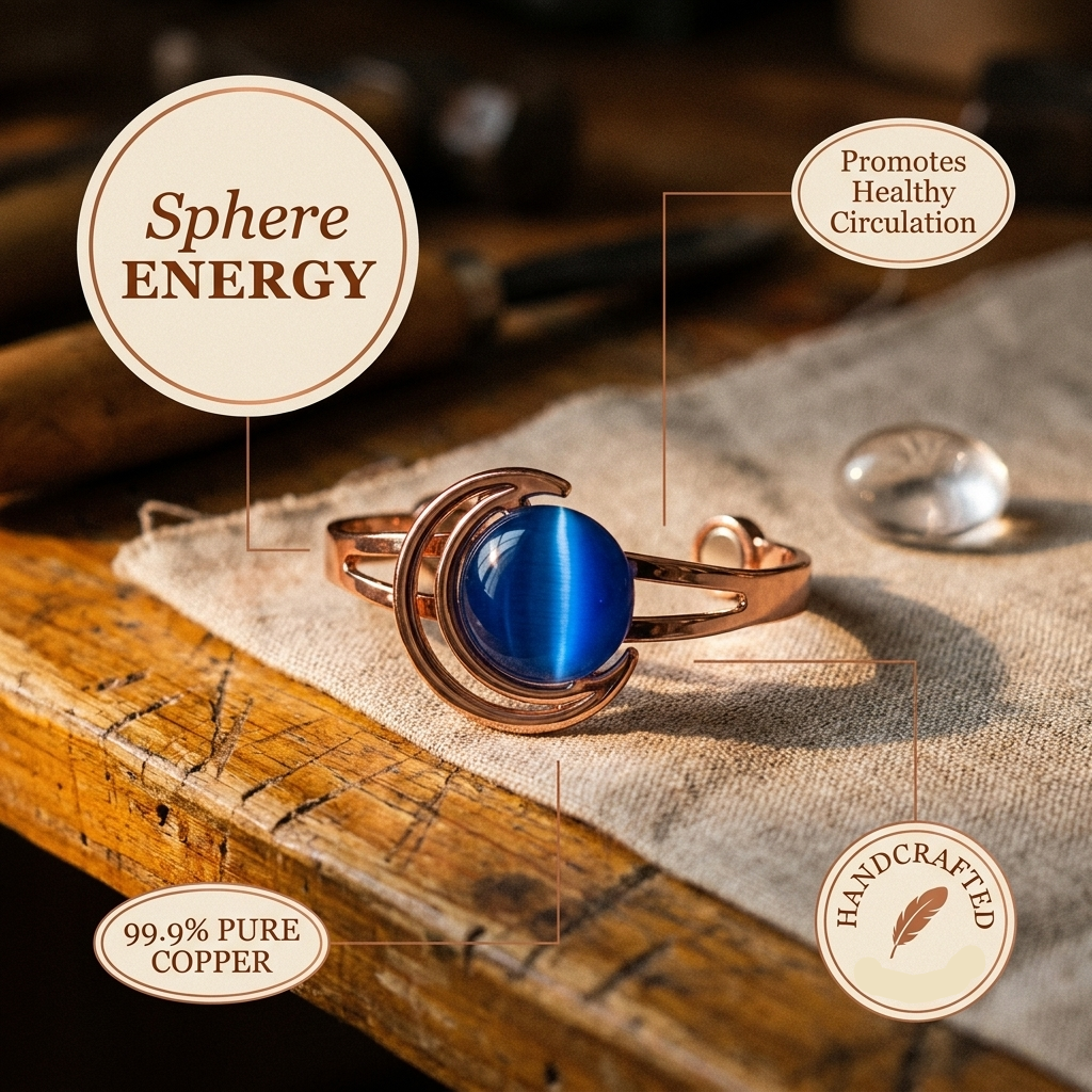 Gina's Sphere Copper Bracelet