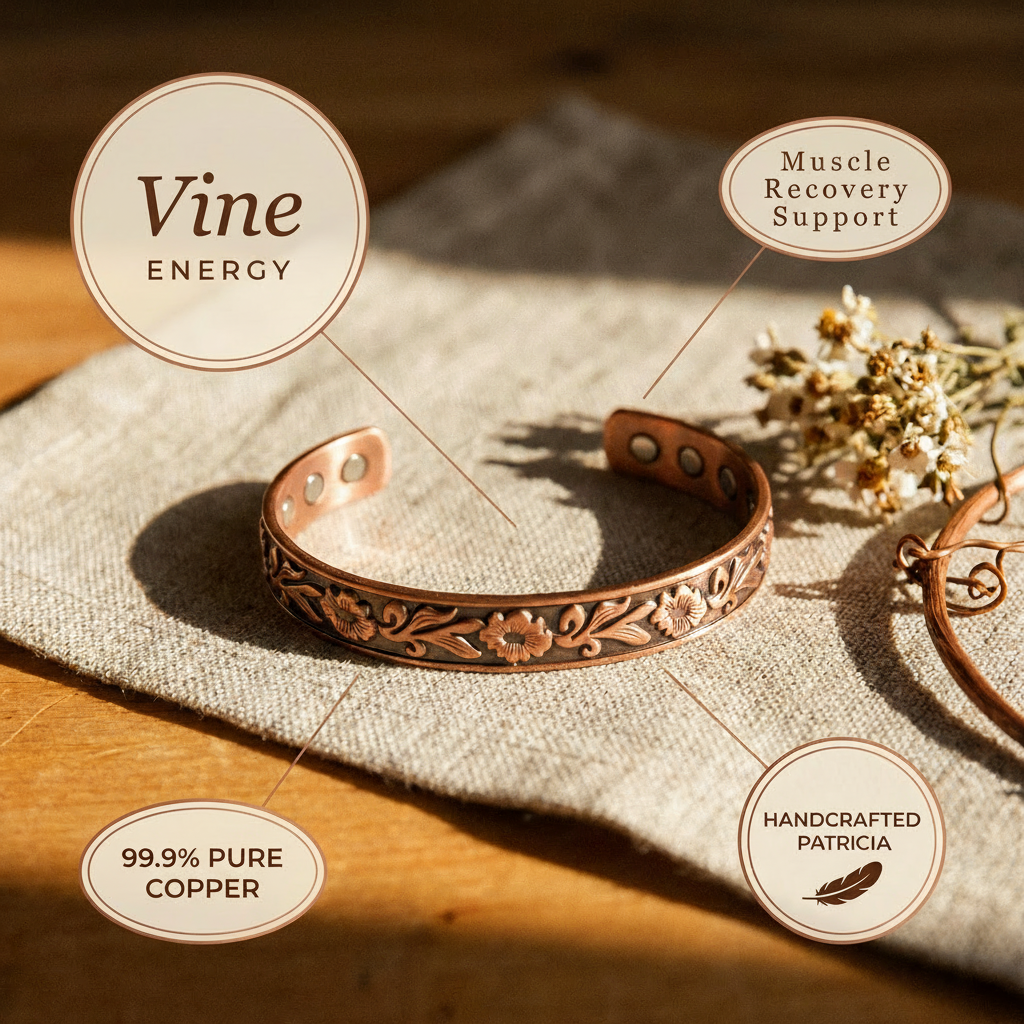 Gina's Vine Copper Bracelet
