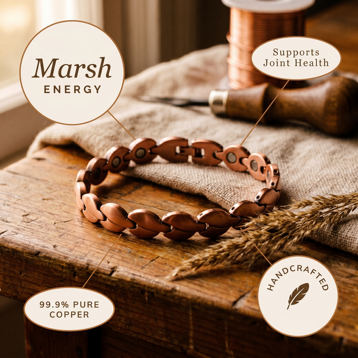 Gina's Marsh Copper Anklet