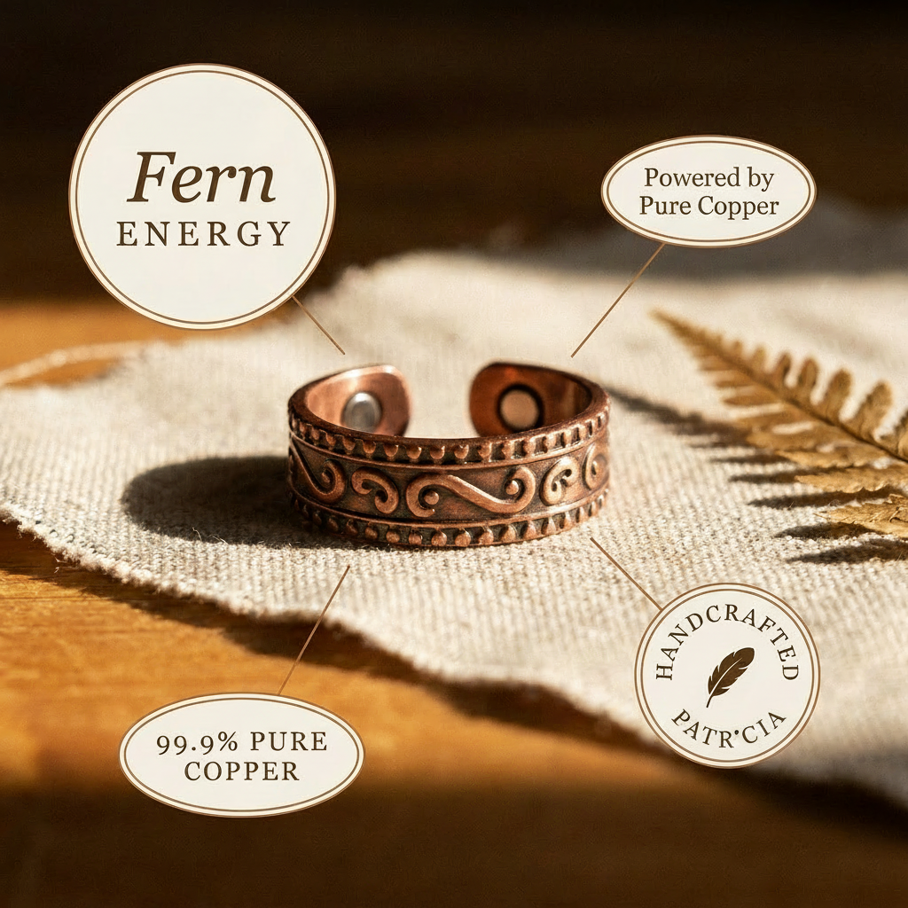 Gina's Fern Copper Ring