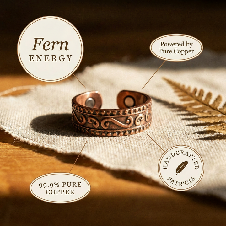Gina's Fern Copper Ring