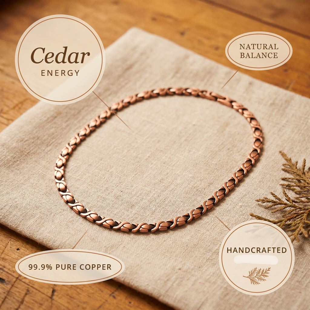 Gina's Cedar Copper Necklace