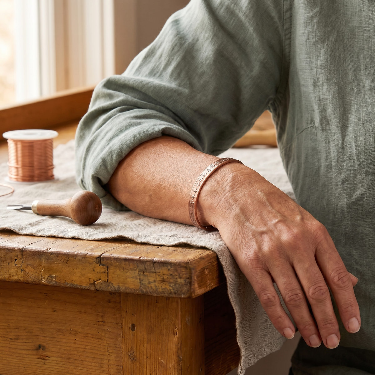 Gina's Loch Copper Bracelet
