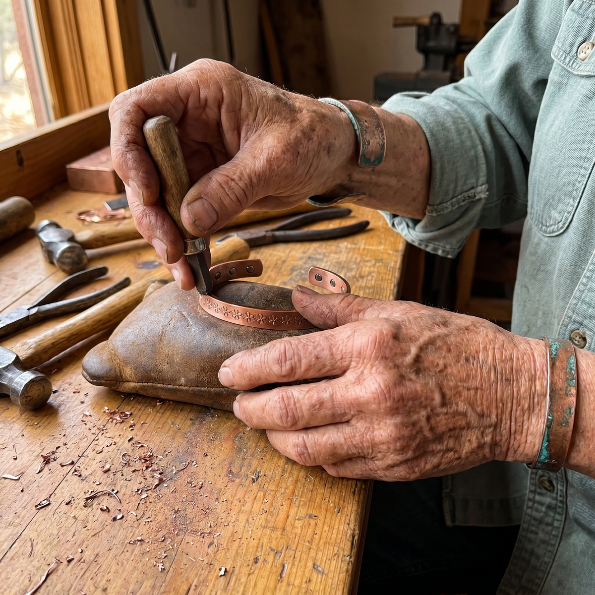 Gina's Loch Copper Bracelet