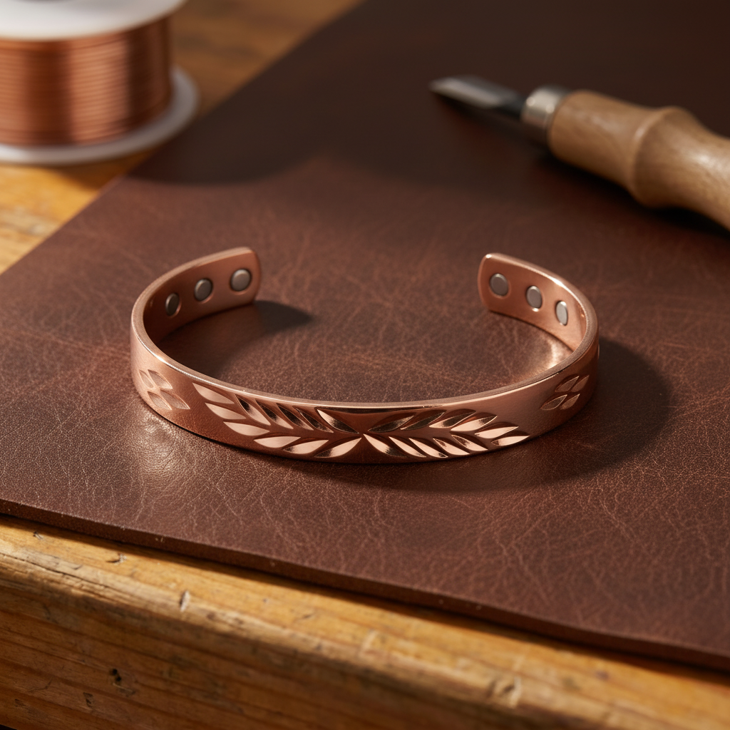 Gina's Lunar Copper Bracelet