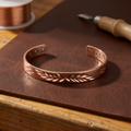 Gina's Lunar Copper Bracelet