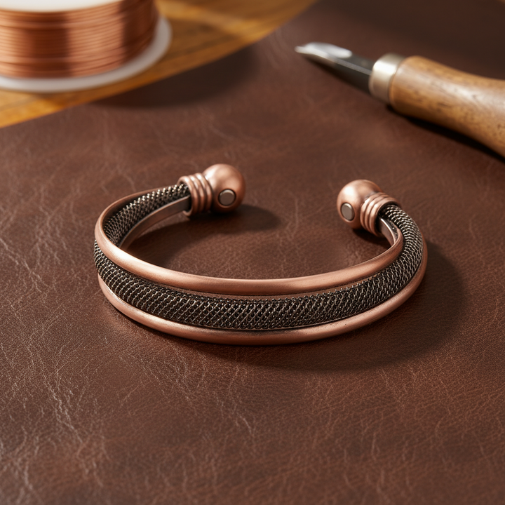Gina's Cairn Copper Bracelet