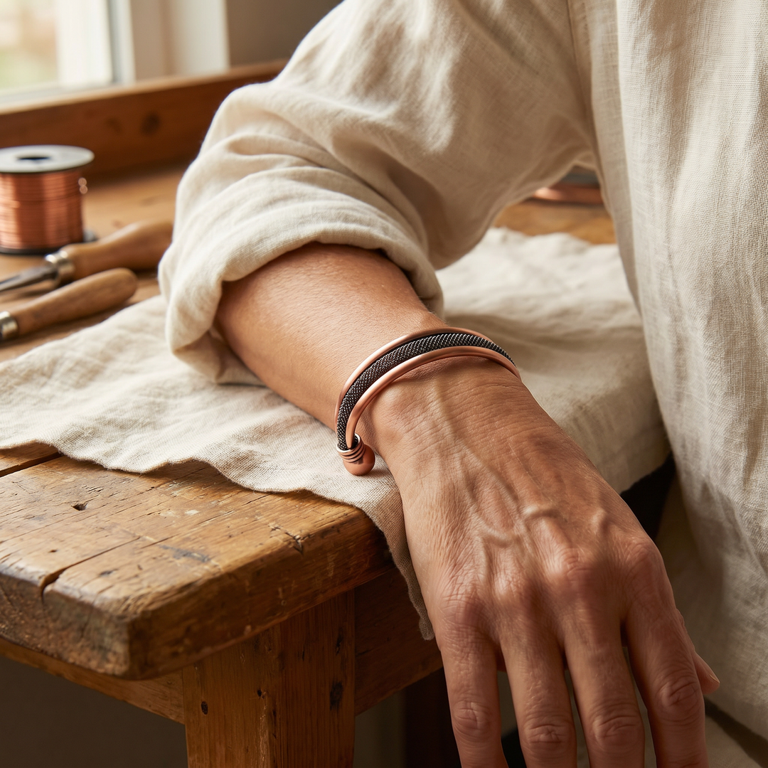 Gina's Cairn Copper Bracelet