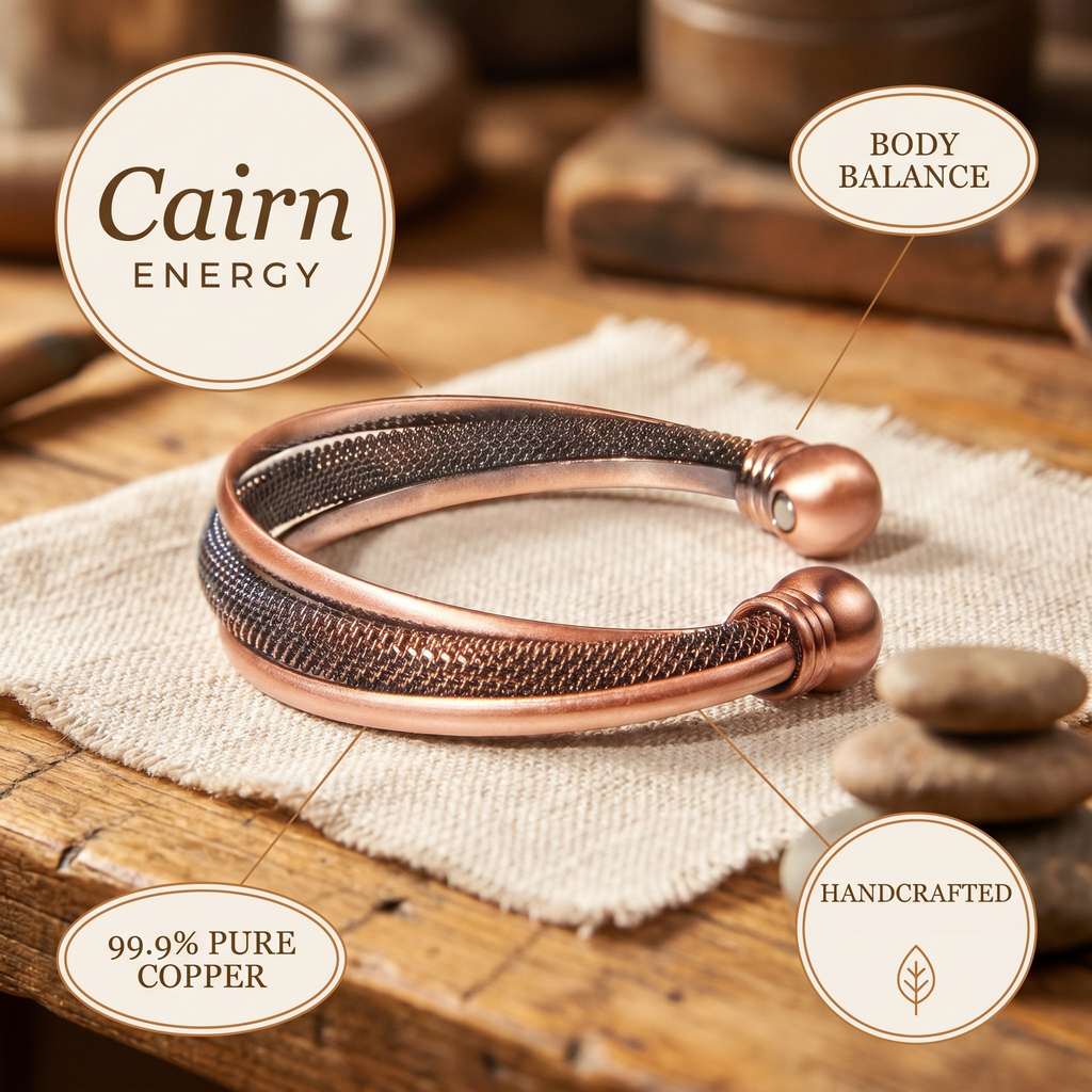 Gina's Cairn Copper Bracelet