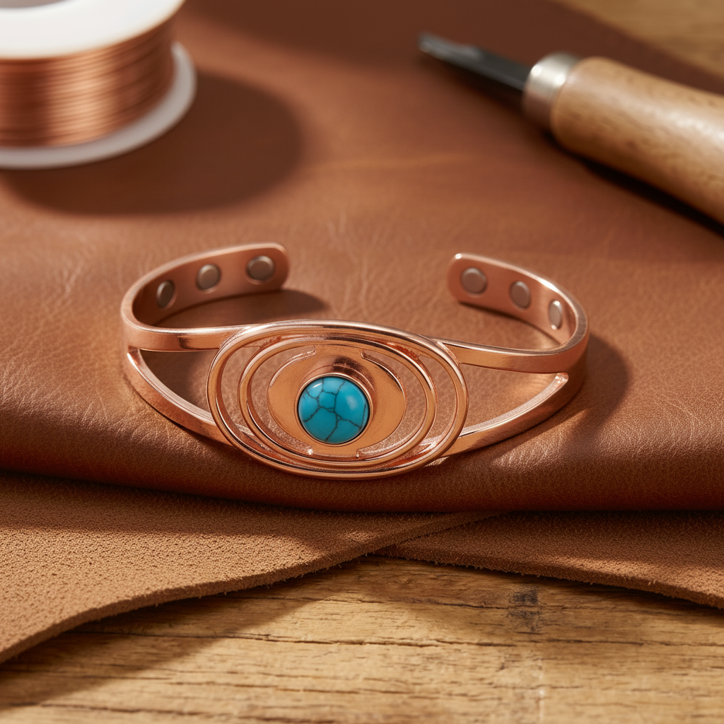 Gina's Sedge Copper Bracelet