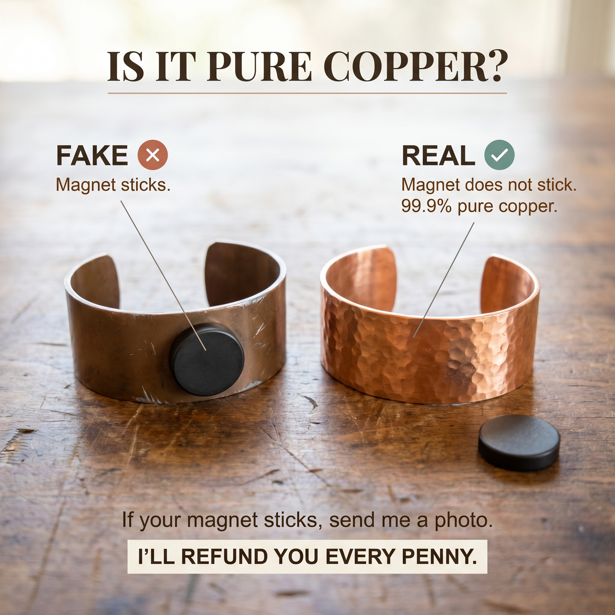 Gina's Bough Copper Bracelet