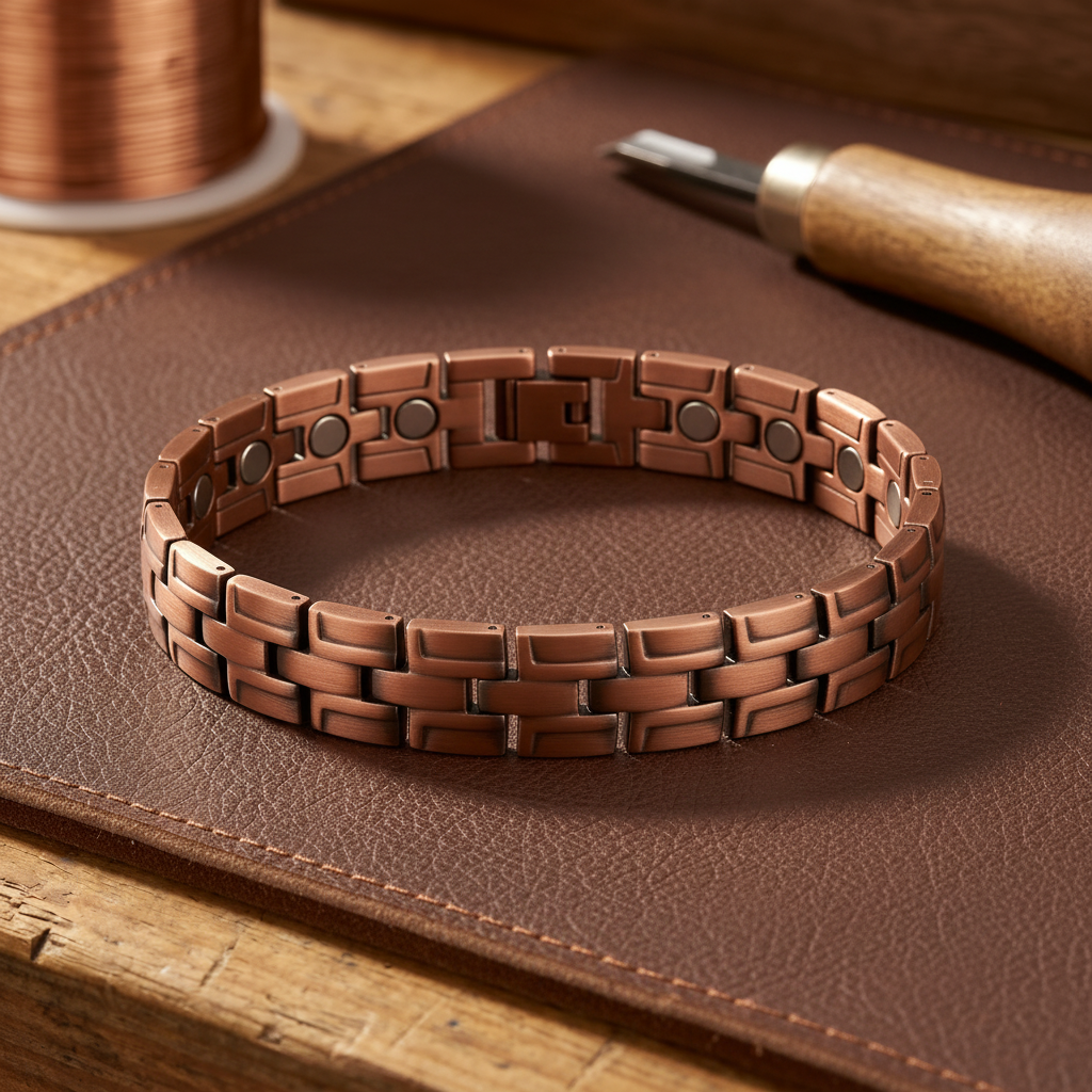Gina's Gorse Men's Copper Bracelet