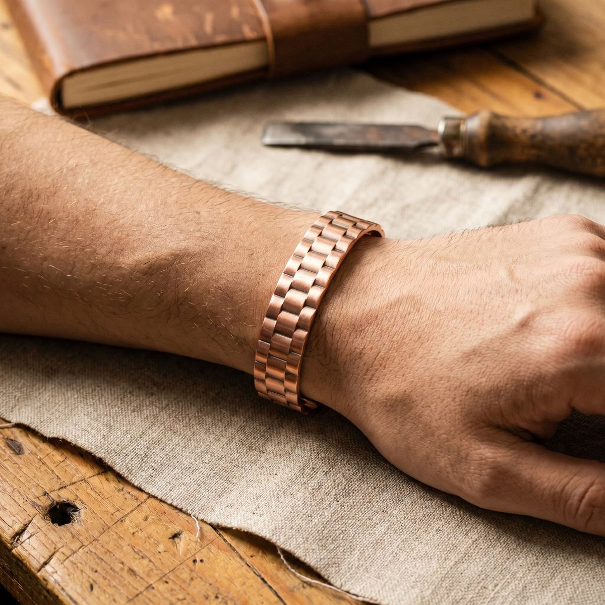 Gina's Ore Men's Copper Bracelet