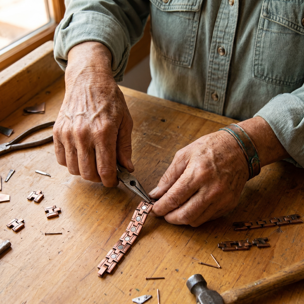 Gina's Gorse Men's Copper Bracelet