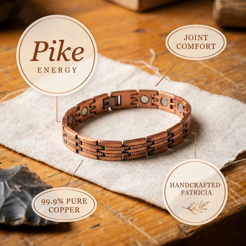 Gina's Pike Men's Copper Bracelet