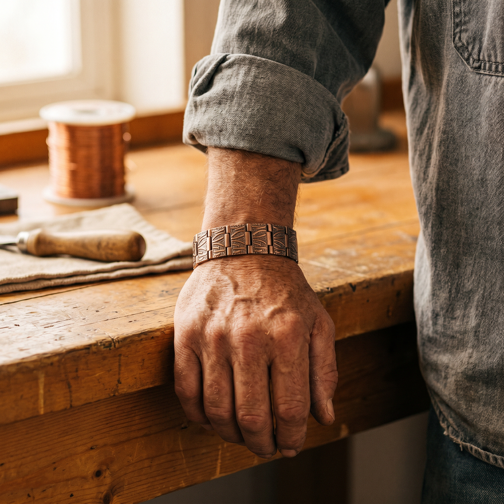 Gina's Grit Men's Copper Bracelet