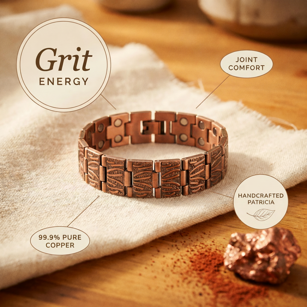 Gina's Grit Men's Copper Bracelet